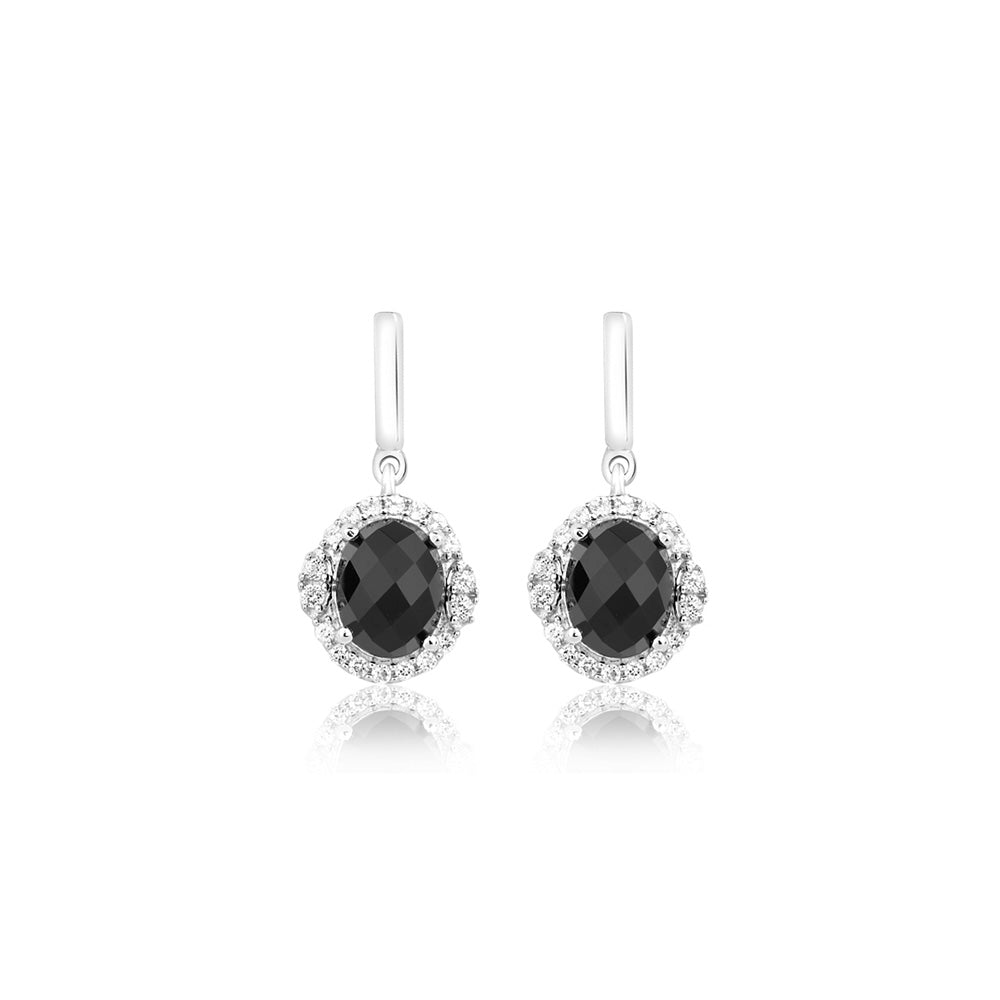 Buy Black Bottom Zirconia Earrings for Women Online at Ajnaa Jewels |391170